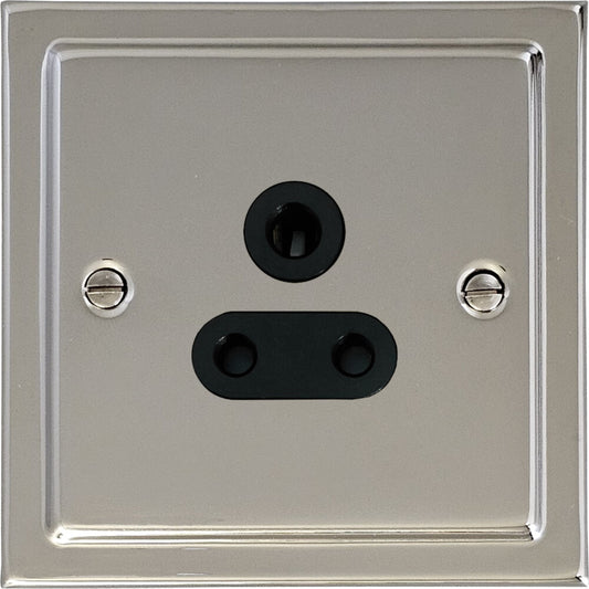 Victorian Polished Nickel 5A Socket