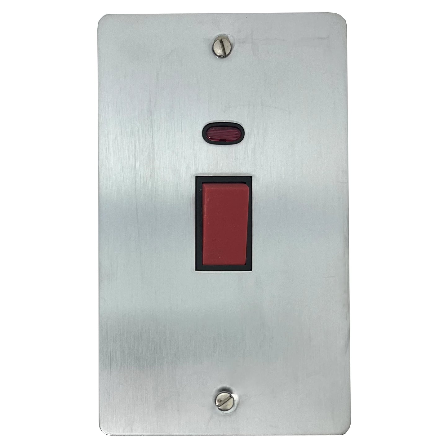 Flat Satin Chrome L/Plate