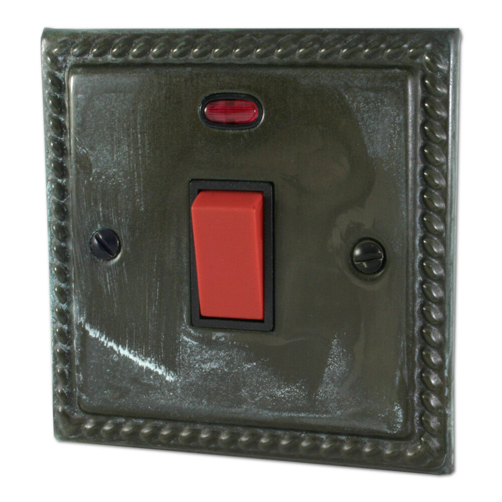 Georgian Verdigris 45A Dp Switch S-Plate