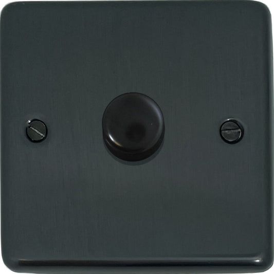 Contour Black Bronze 1 Gang LED Dimmer