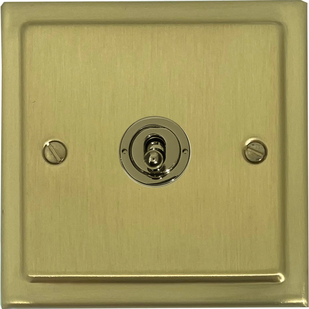 Victorian Satin Brass Intermediate Toggle