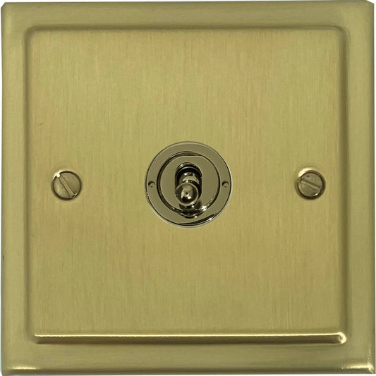 Victorian Satin Brass Intermediate Toggle