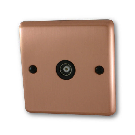 Contour Rose Gold 1 Gang Coax Point