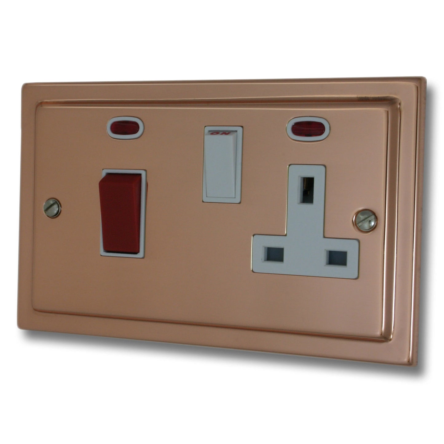 Victorian Polished Copper Cooker Socket