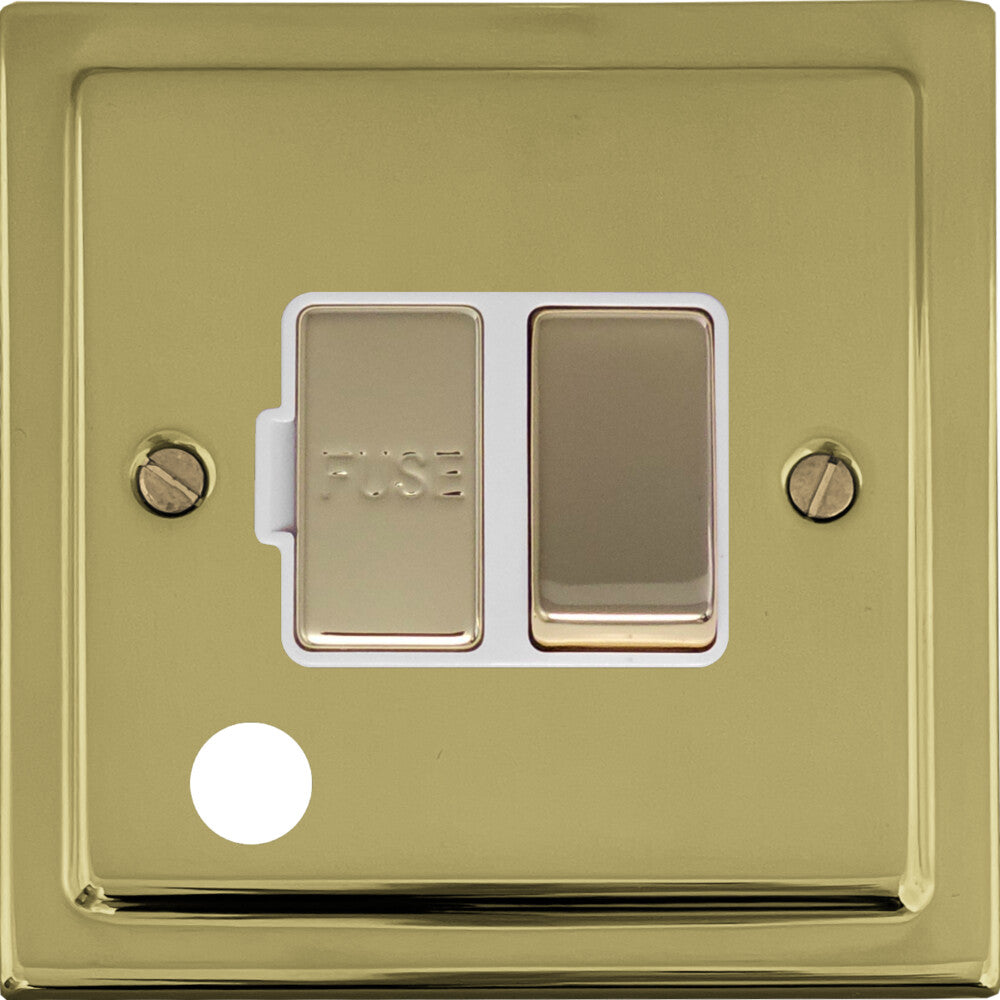 Victorian Polished Brass Swt. Fused Spur & F/Out