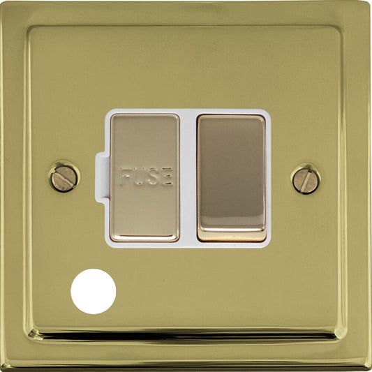 Victorian Polished Brass Swt. Fused Spur & F/Out