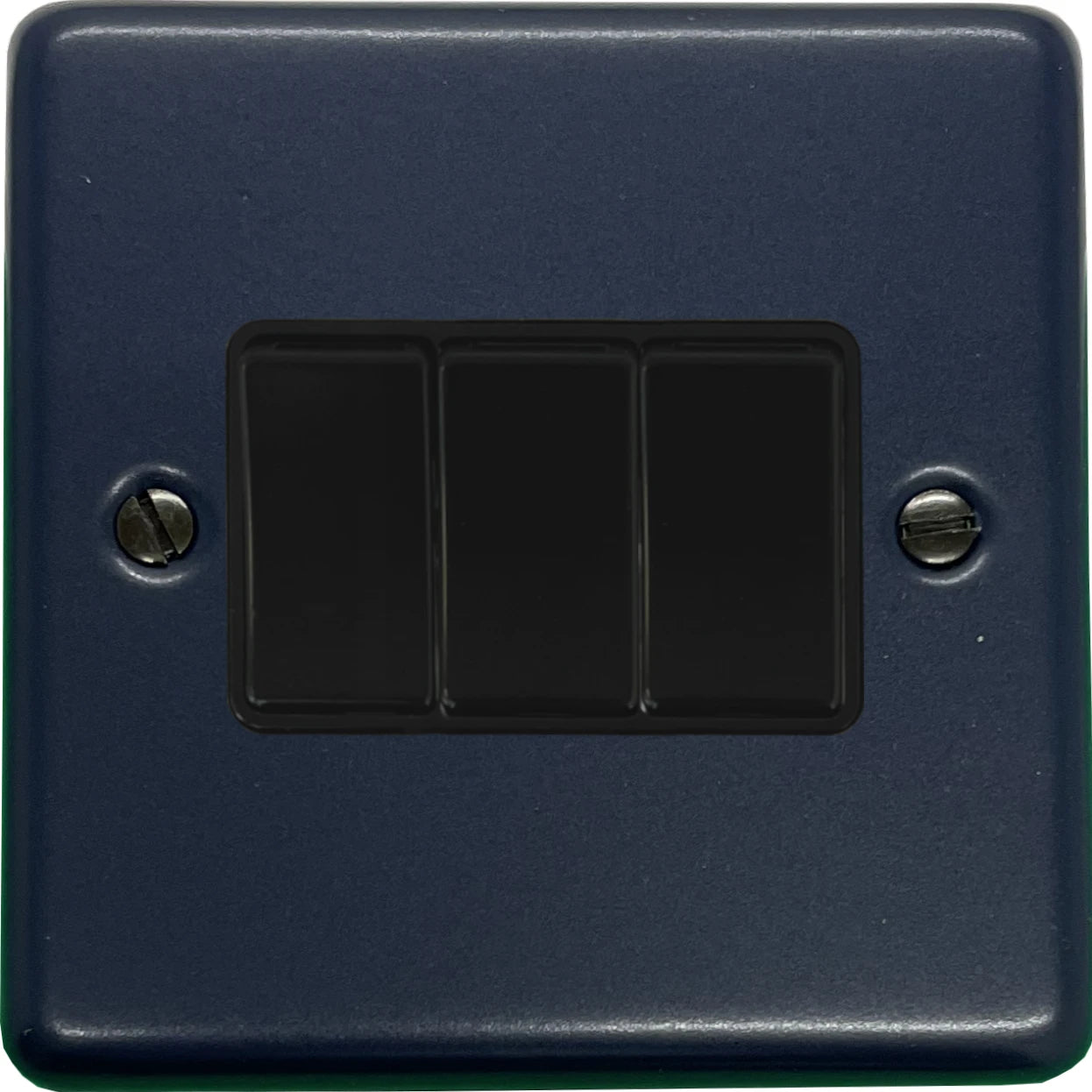 Contour Blue 3 Gang Switch