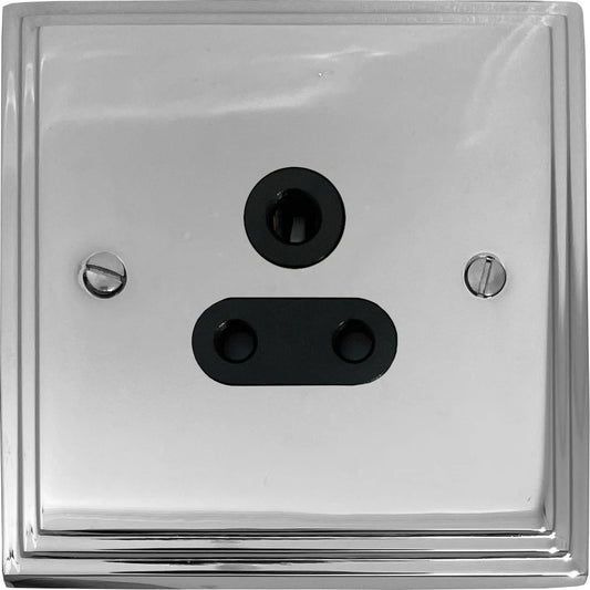 Victorian Polished Chrome  5 Amp Socket