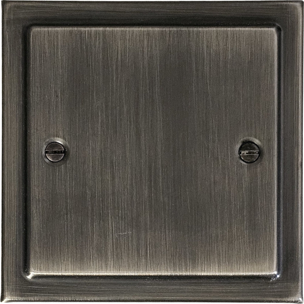 Victorian Antique Nickel 1 Gang Blank