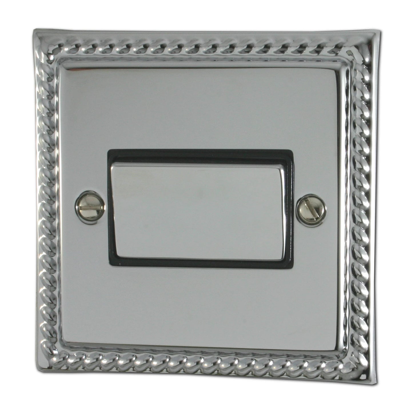 Georgian Polished Chrome Fan Isoaltor