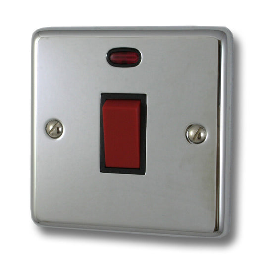 Contour Polished Chrome 45 Amp Dp Switch & Neon