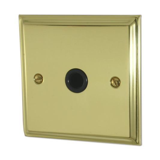 Deco Polished Brass Flex Outlet