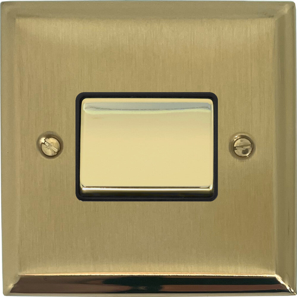 Deco Satin Brass Fan Isolator
