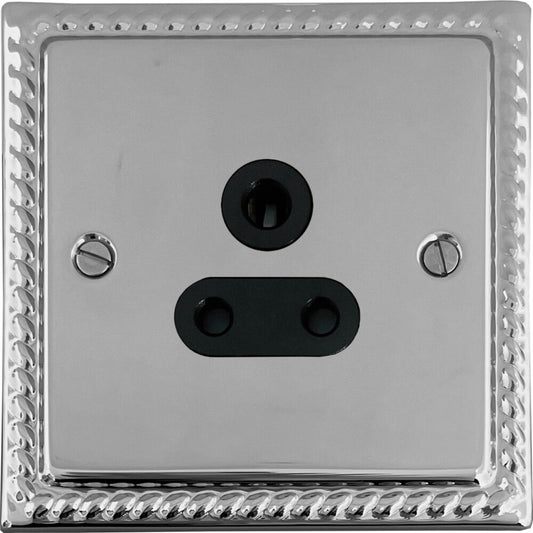 Georgian Polished Chrome 5 Amp Socket