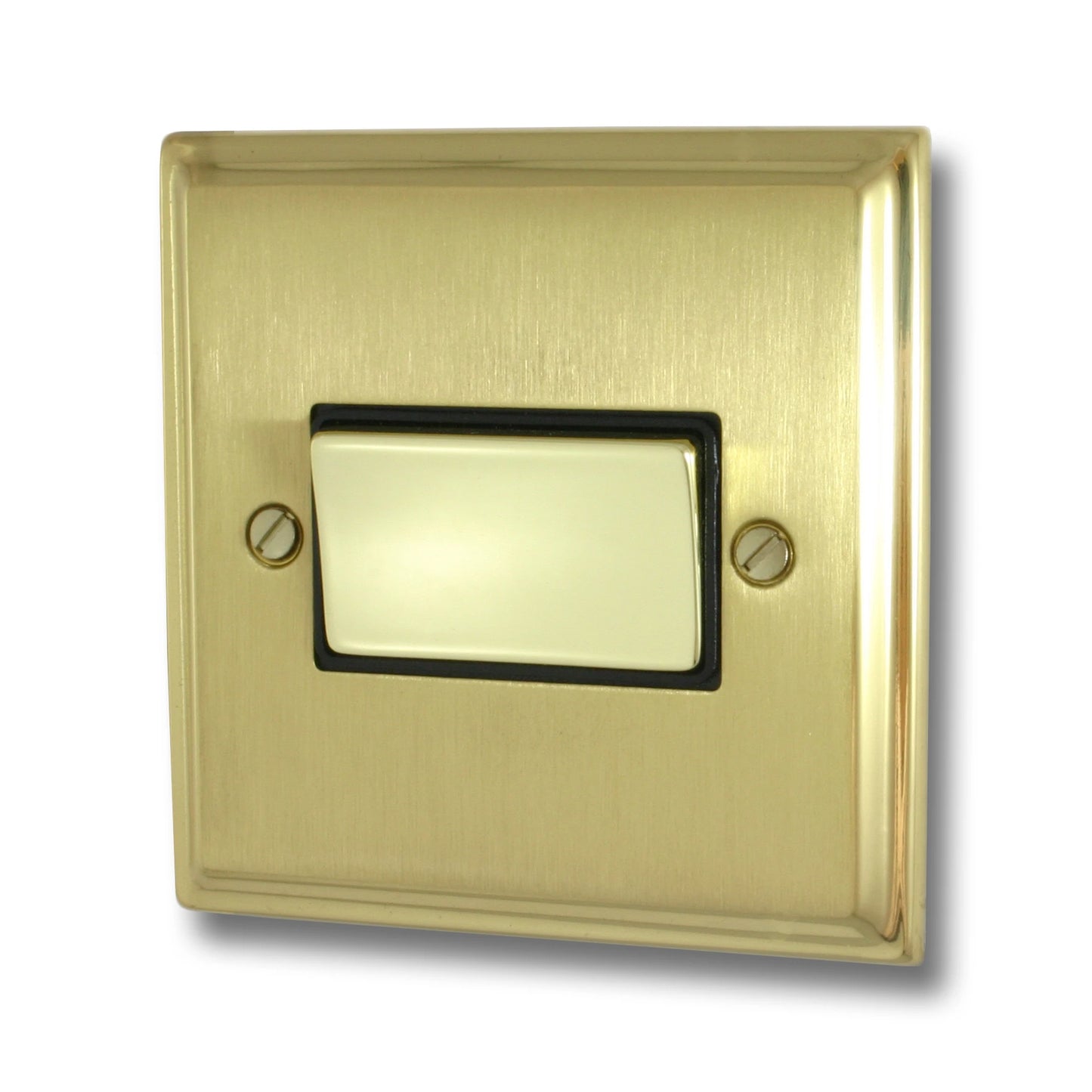 Georgian Polished Brass Fan Isolator