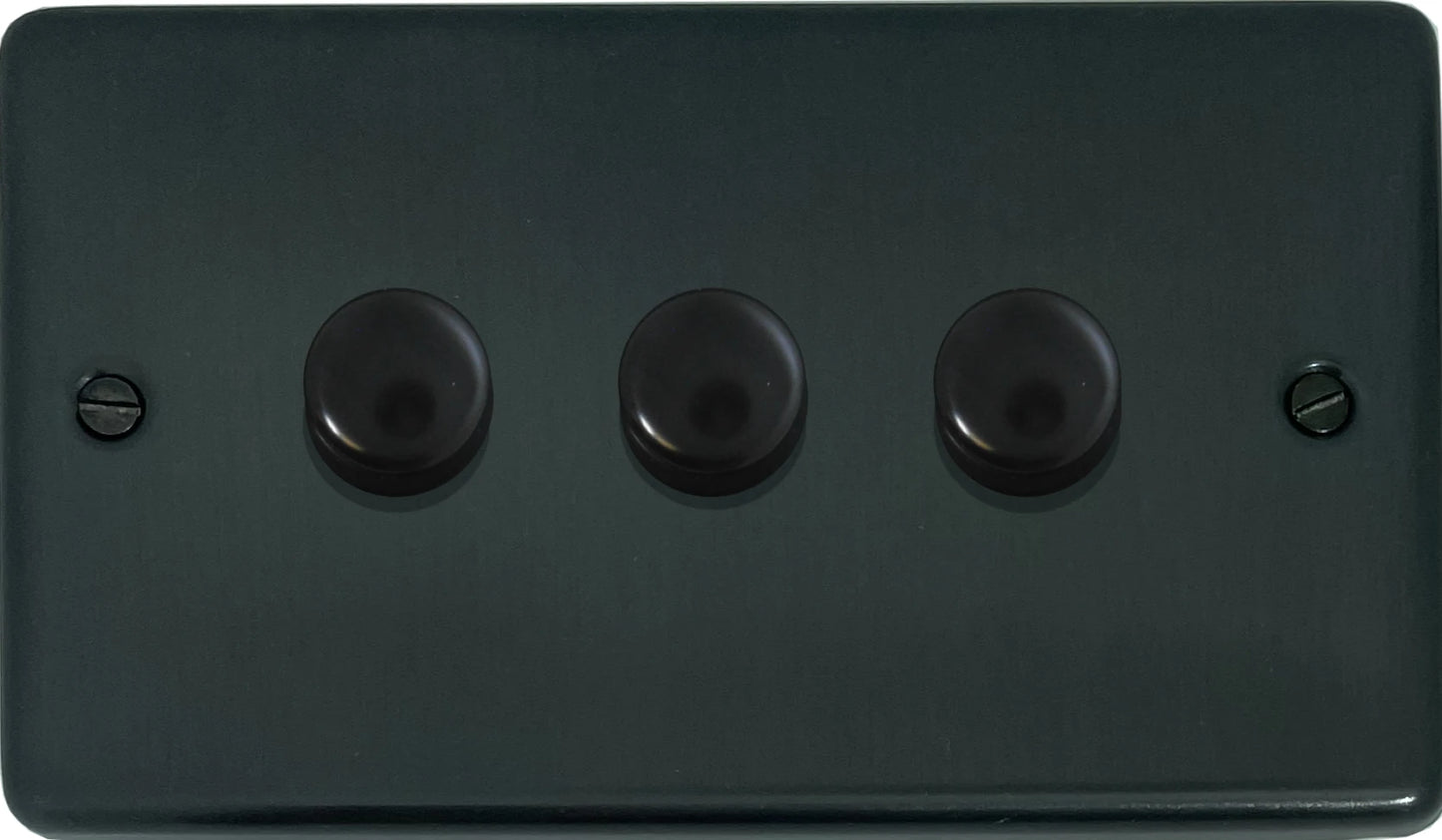 Contour Black Bronze 3 Gang LED Dimmer