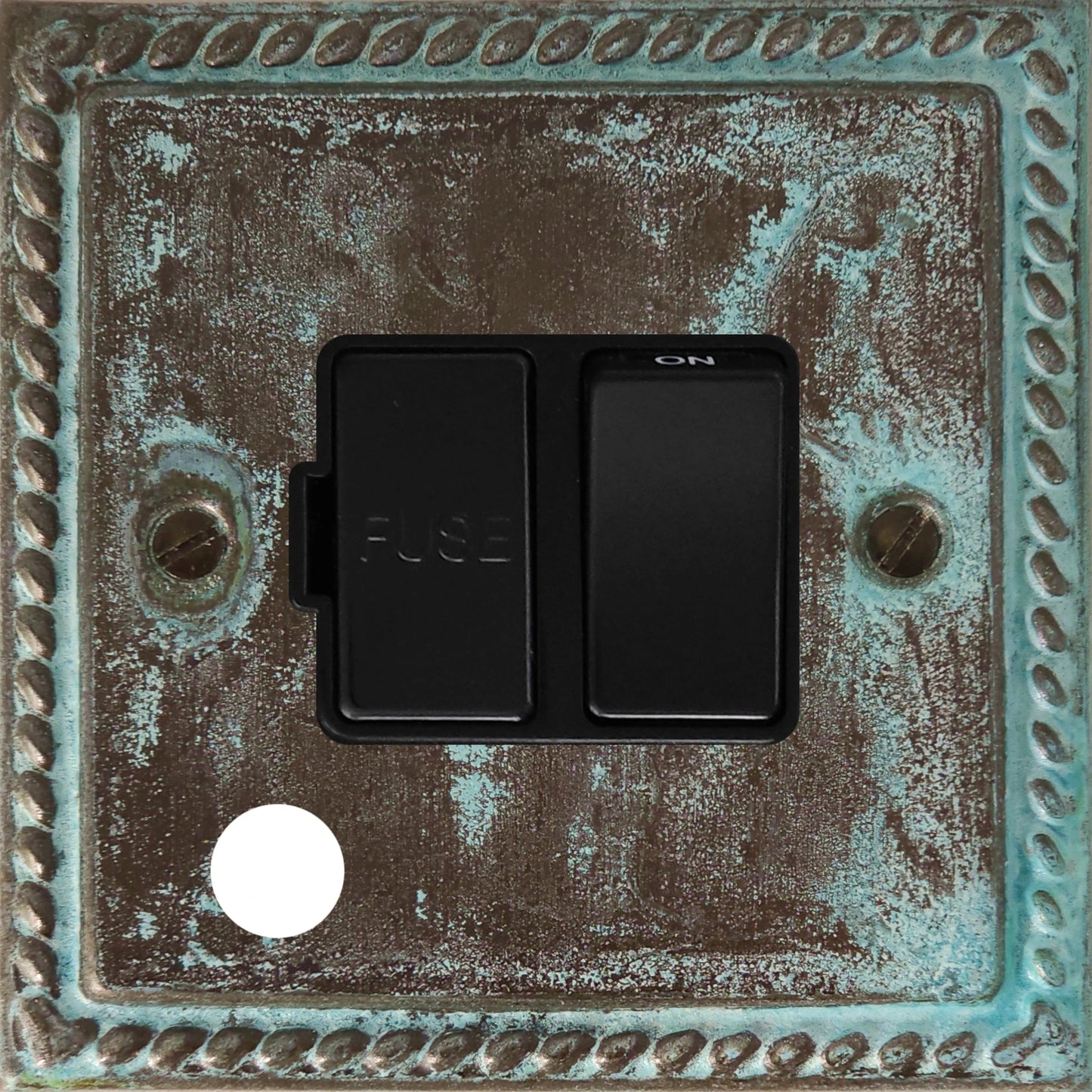 Georgian Verdigris Swt Fused Spur + Outlet