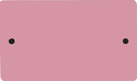 Flat Gloss Pink 2 Gang Blank