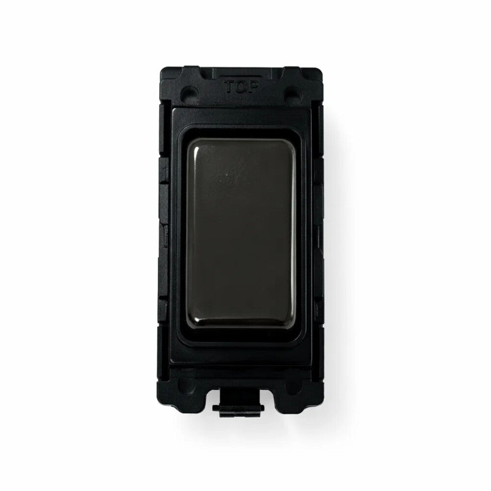 2 way grid switch - Black and Black Nickel Switch