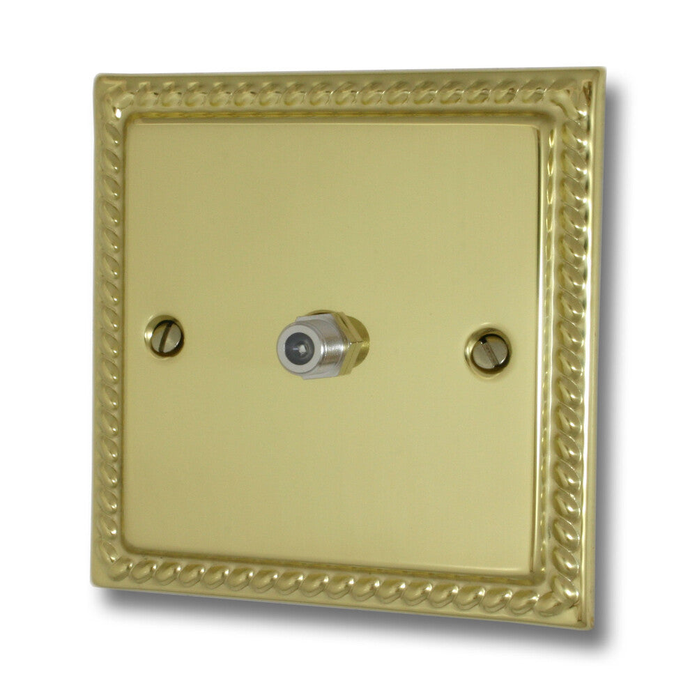 Georgian Polished Brass Satellite Point