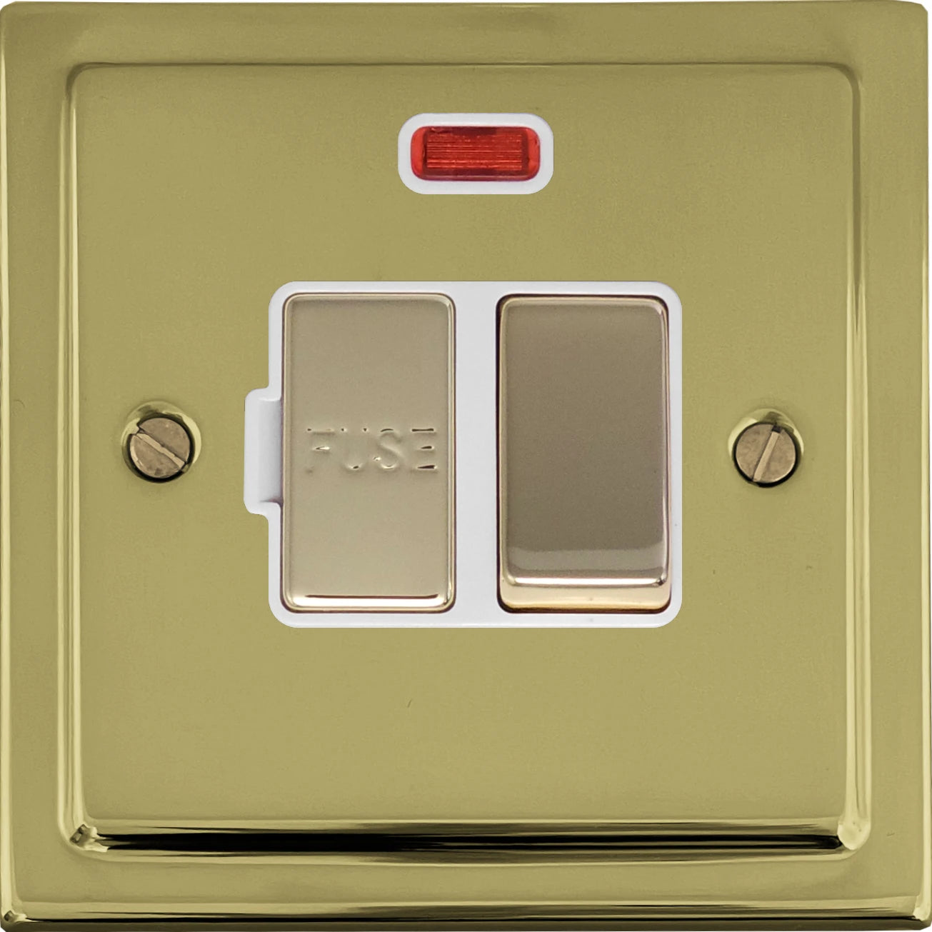 Victorian Polished Brass Swt. Fused Spur & Neon