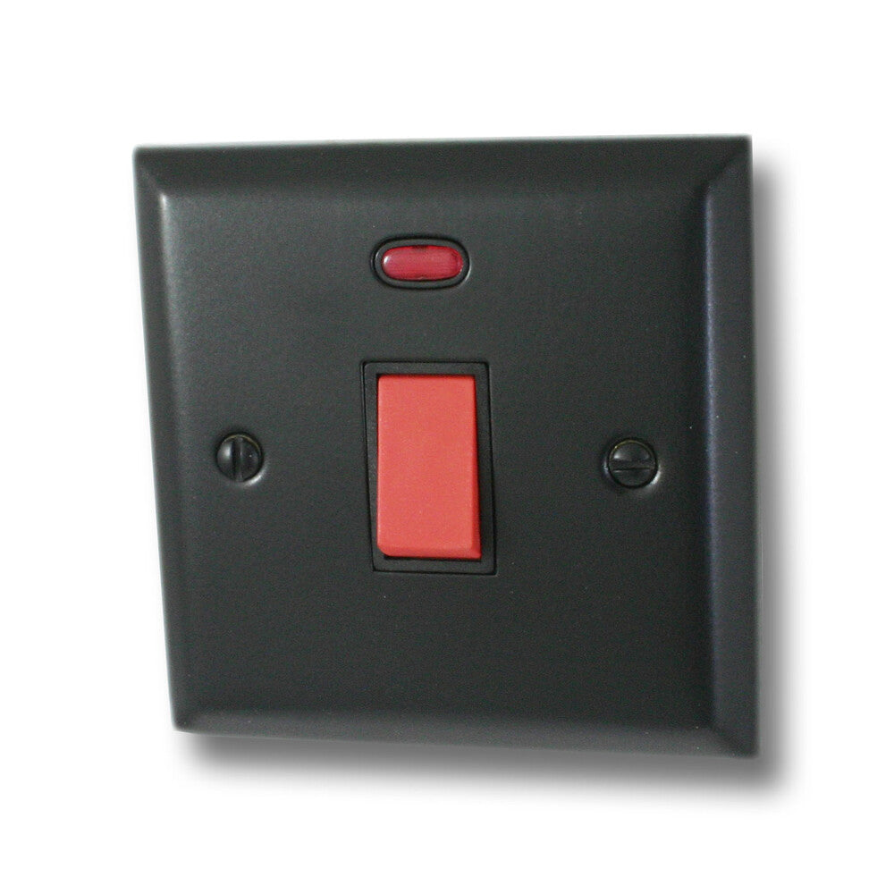 Spectrum Flat Black  45A Dp Switch + Neon