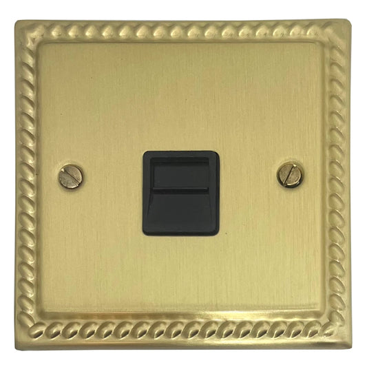Georgian Satin Brass Slave Telecom