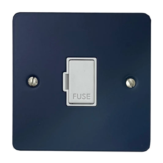 Flat Blue Unswitched Fuse Spur (White Insert)