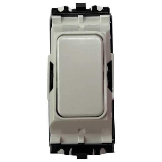 Intermediate Grid Switch Module-White Switch/White Trim