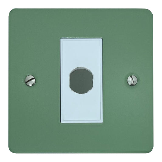 Flat Sage Green Flex Outlet (White Insert)