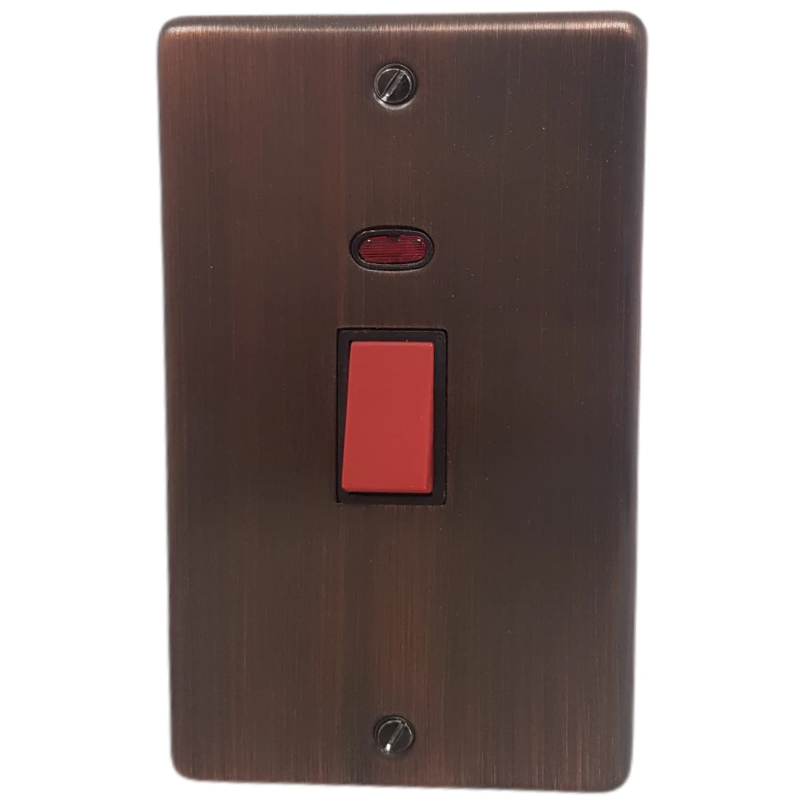 Contour Antique Copper 45 Amp Switch & Neon  V/Plate
