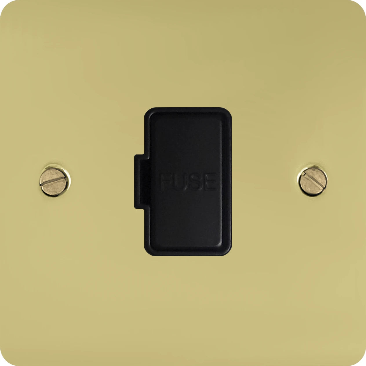Flat Polished Brass Unswitched Spur