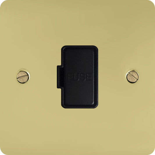 Flat Polished Brass Unswitched Spur