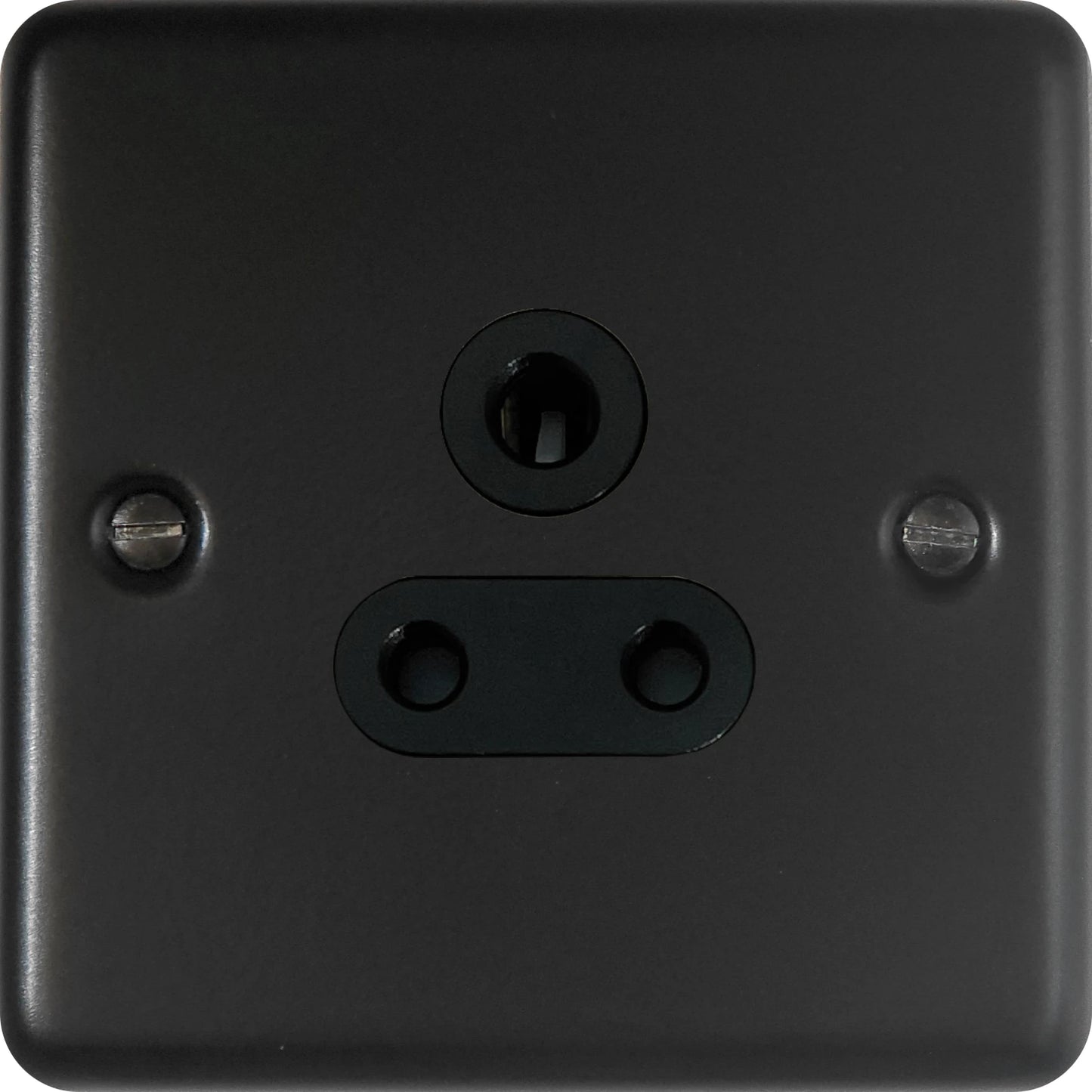 Contour Flat Black 5A Socket