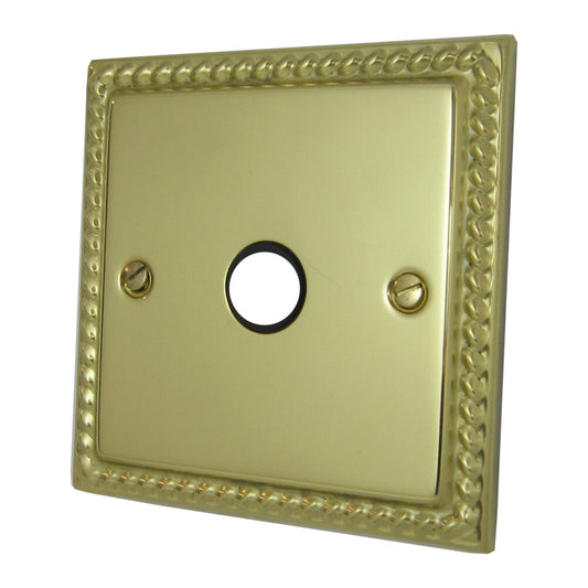 Georgian Polished Brass Flex Outlet