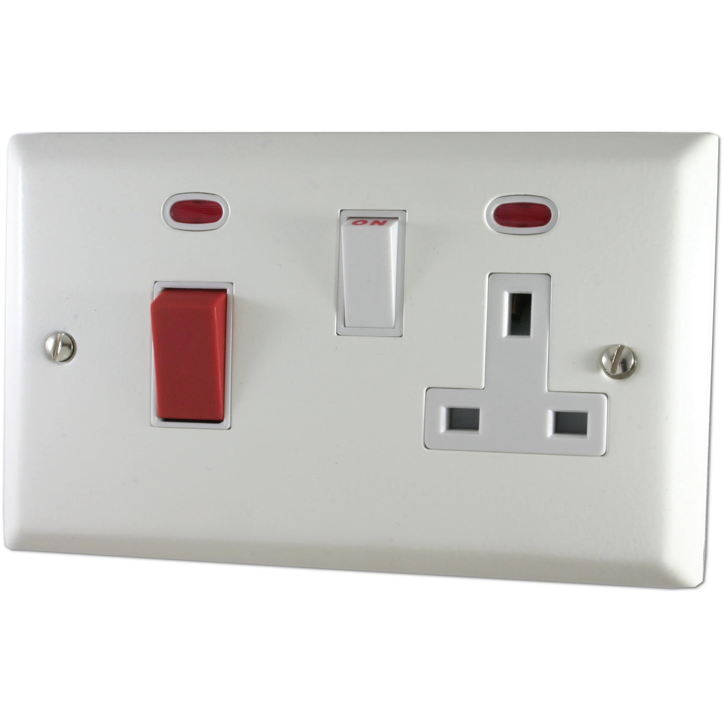 Spectrum Flat White Cooker Socket