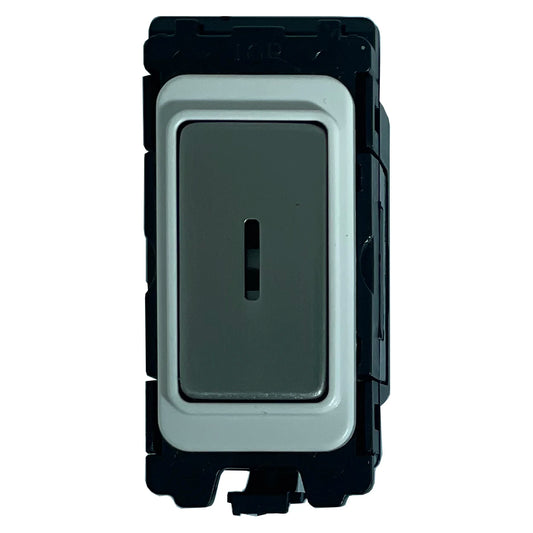 Blanking Piece grid switch - White and Polished Chrome Switch