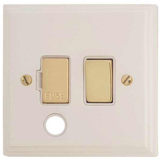 Victorian Flat White Swt Spur + Outlet
