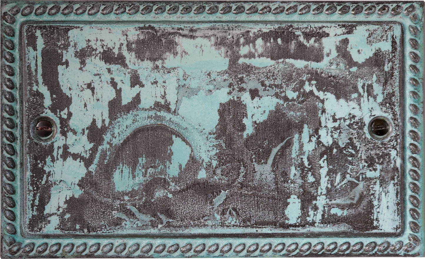 Georgian Verdigris 2 Gang Blank