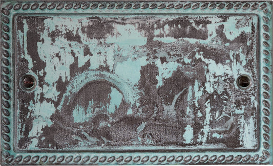 Georgian Verdigris 2 Gang Blank