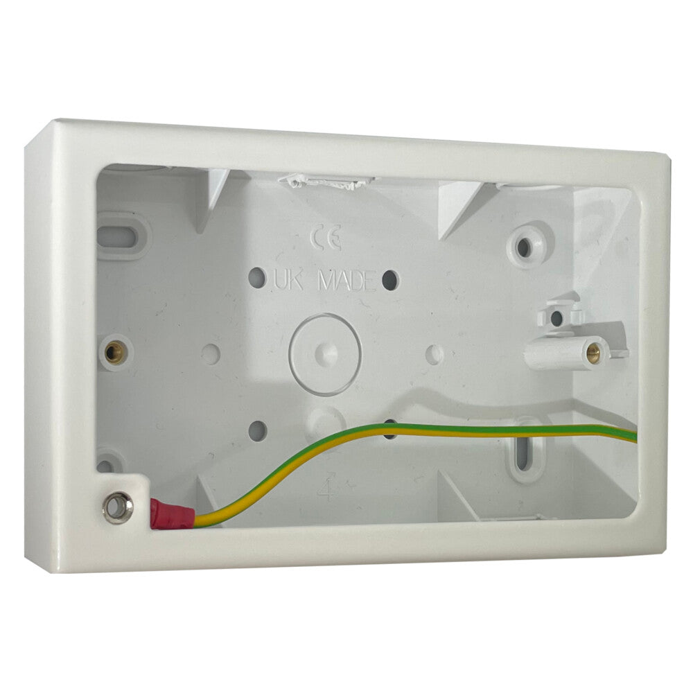 Double Flat White Pattress Box