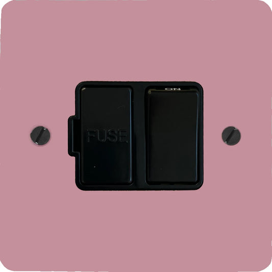 Flat Gloss Pink Switched Fuse Spur (Black Switch)