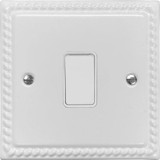 Georgian Flat White 1 Gang Intermediate Switch