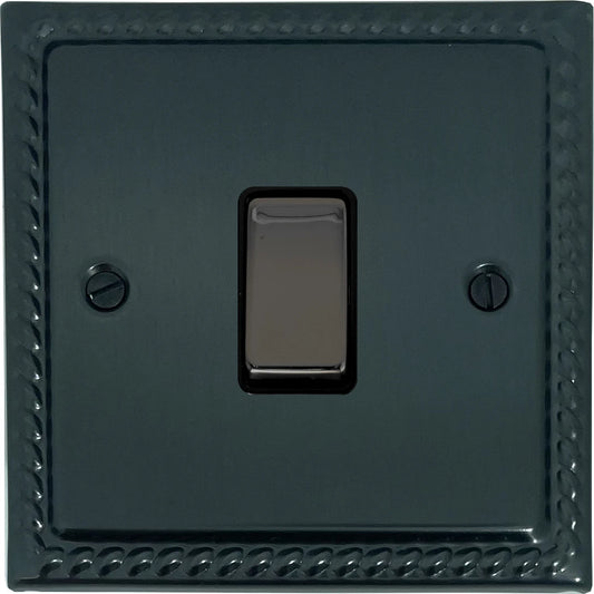 Georgian Black Bronze Intermediate Switch (Black Nickel Switch) - Georgian range electrical switch