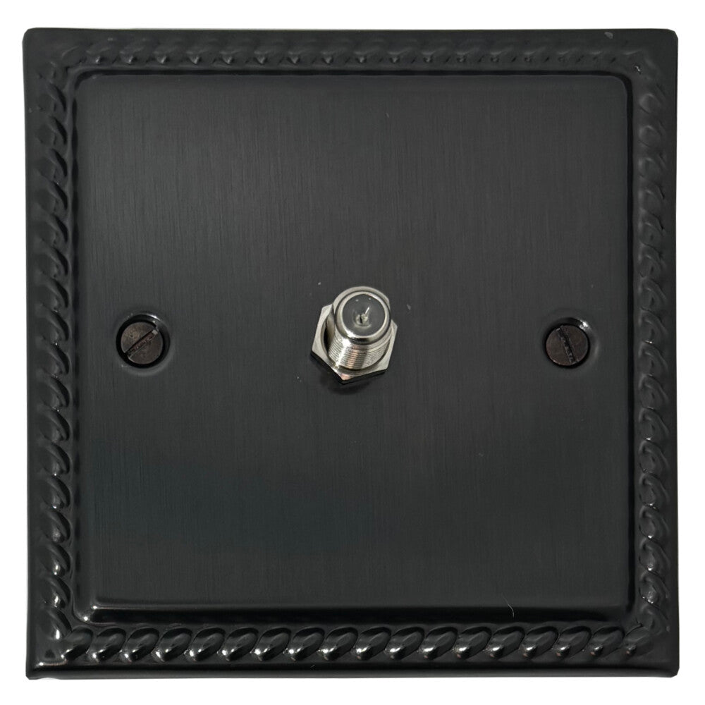 Georgian Black Bronze Satellite Point