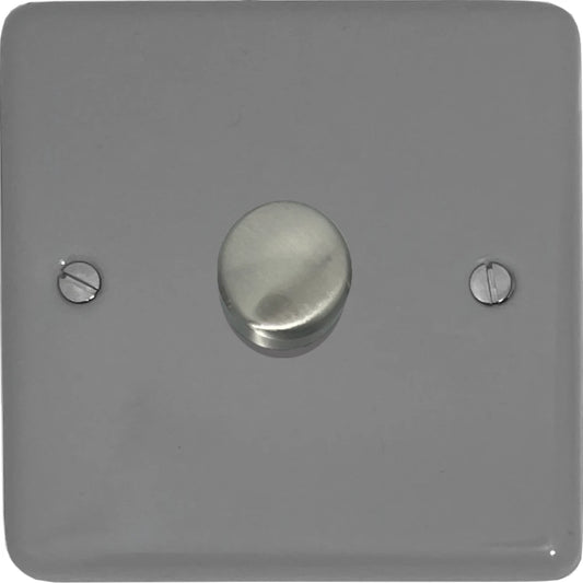 Contour Light Grey 1 Gang LED Dimmer