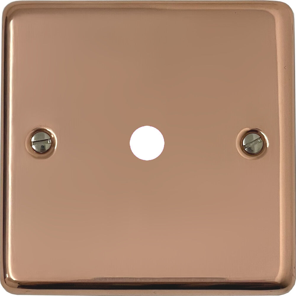 Contour Bright Copper 1 Gang Grid Toggle Plate (Plate Only)