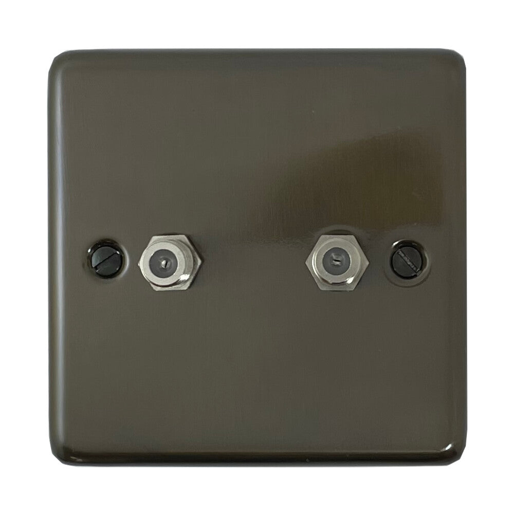 Contour Medium Bronze 2 Gang Sat Point