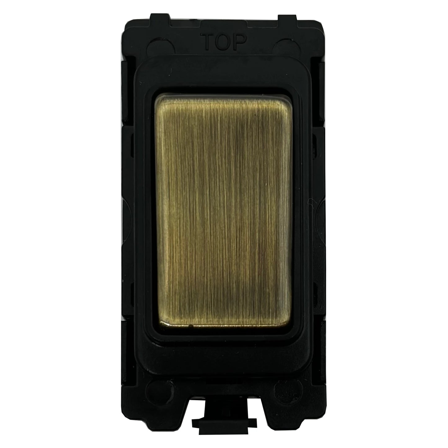 20A DP Grid Switch - Black and Antique Switch