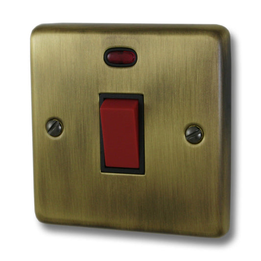Contour Antique Brass 45 Amp DP Switch